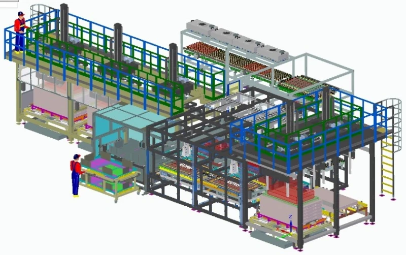 Automated conveyor system for transferring LCD panel PPBOX